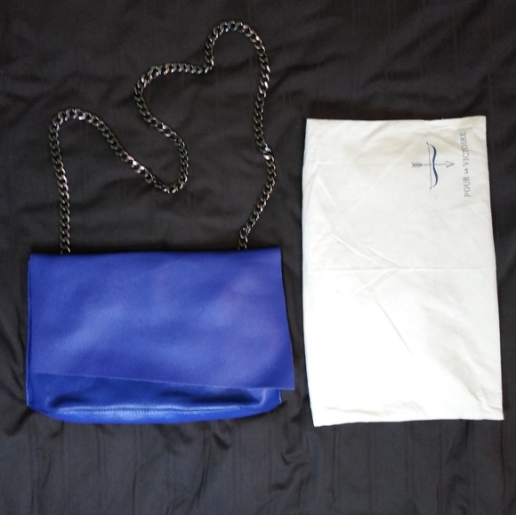 Unique royal Blue Envelope versatile cross body - Picture 5 of 5